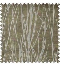 Beige Grey Twigs Design Poly Main Curtain Designs